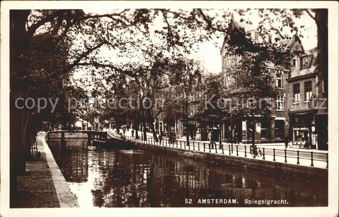 Amsterdam Niederlande Spiegelgracht