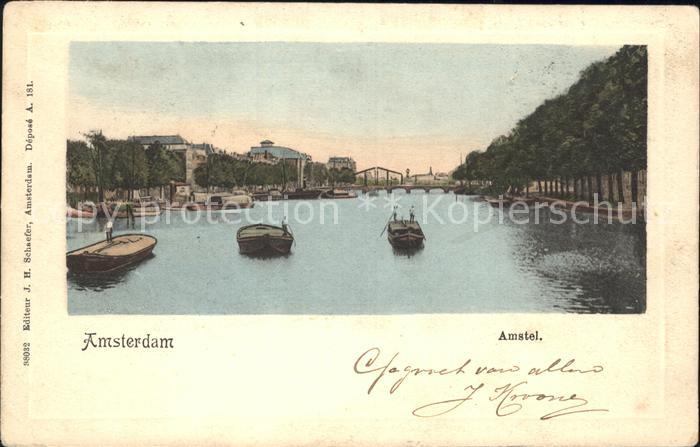 Amsterdam Niederlande Amstel