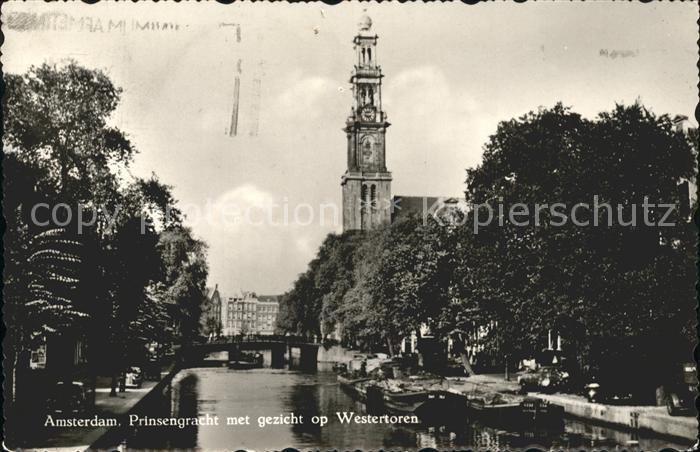 Amsterdam Niederlande Prinsengracht Westertoren