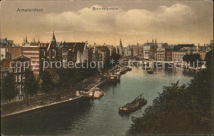 Amsterdam Niederlande Binnenamstel