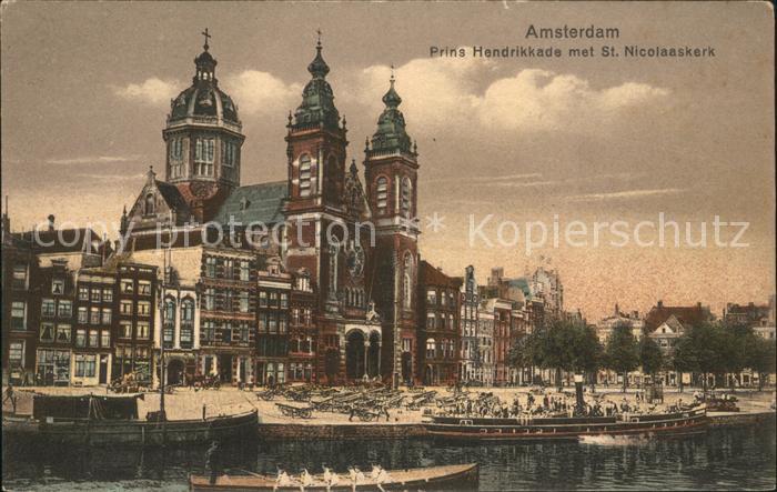 Amsterdam Niederlande Prins Hendrikkade St Nicolaaskerk