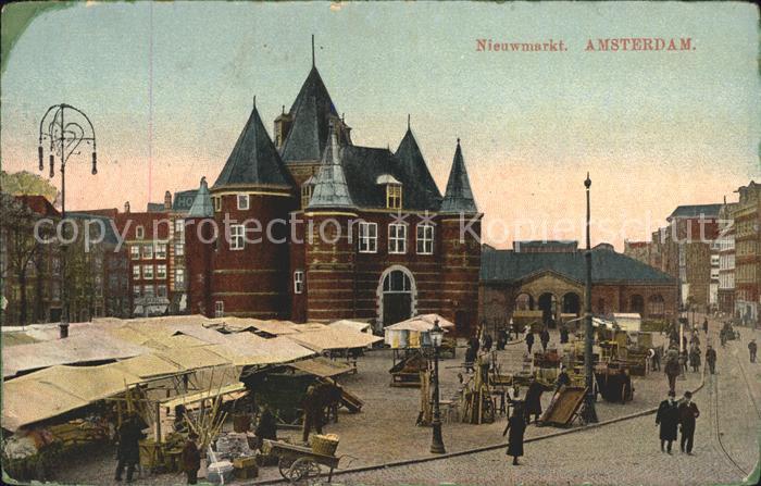 Amsterdam Niederlande Nieuwmarkt