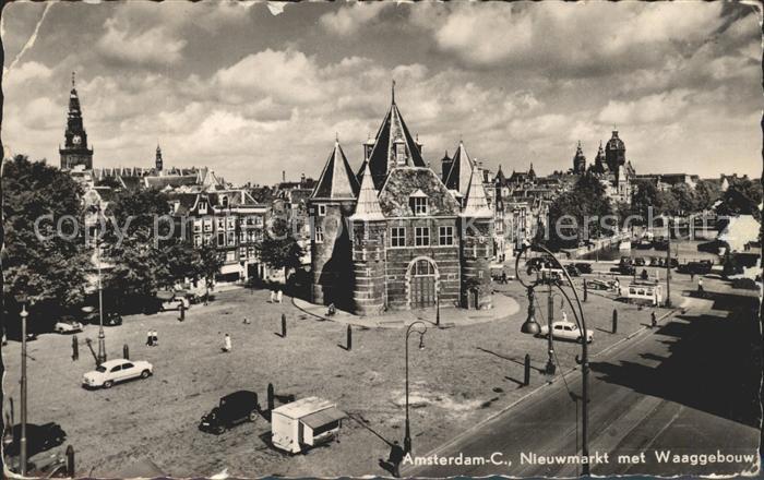 Amsterdam Niederlande Nieuwmarkt Waaggebouw