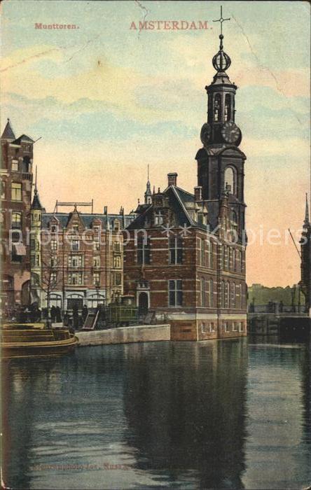 Amsterdam Niederlande Munttoren