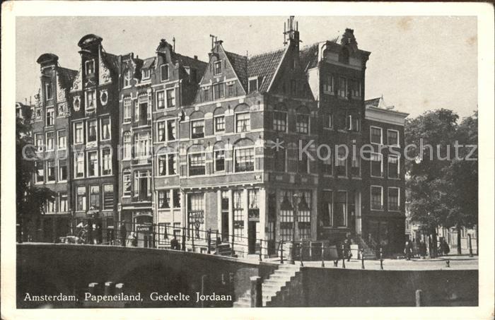Amsterdam Niederlande Papeneiland Gedeelte Jordaan