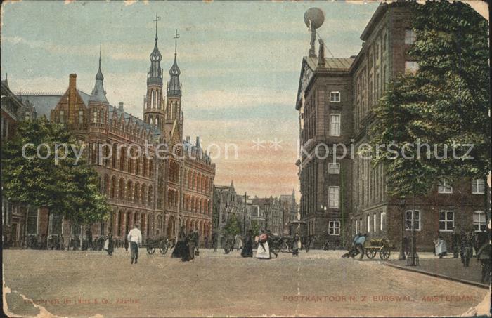 Amsterdam Niederlande Postkantoor Burgwal