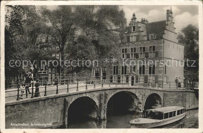 Amsterdam Niederlande Grimburgwal