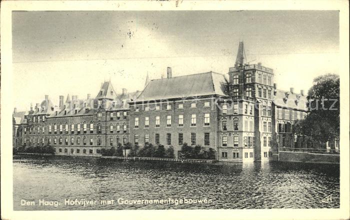 Den Haag Hofvijver met Gouvernementsgebouwen