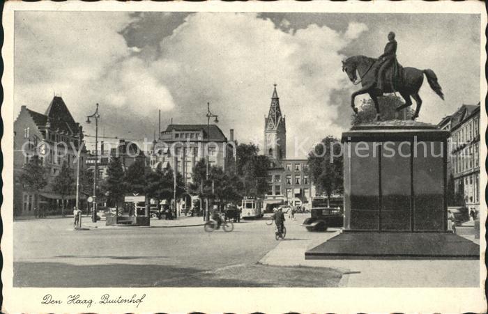 Den Haag Buitenhof Standbeeld Willem II Denkmal