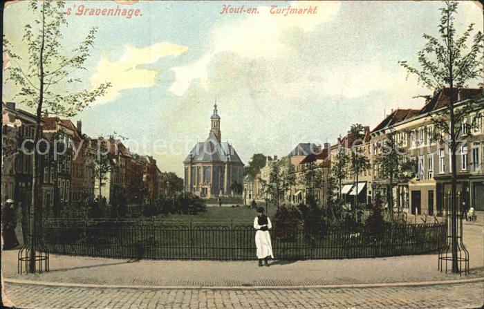s-Gravenhage Houtmarkt Turfmarkt