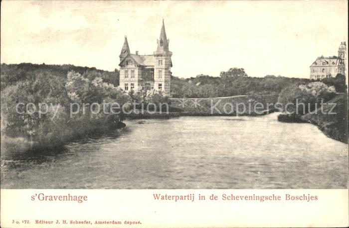 s-Gravenhage Waterpartij Scheveningsche Boschjes