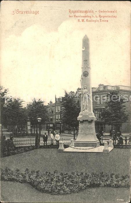 s-Gravenhage Regentesseplein Gedenknaald