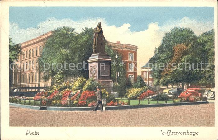 s-Gravenhage Plein Standbeel Denkmal Statue