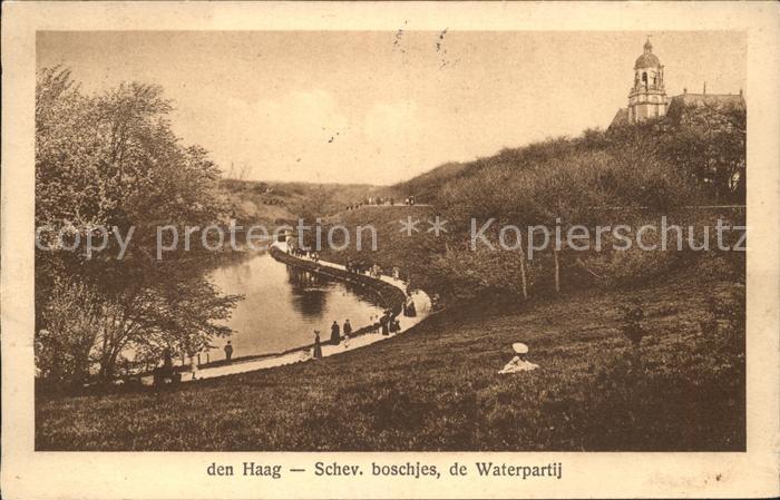 Den Haag Scheveningsche Boschjes Waterpartij