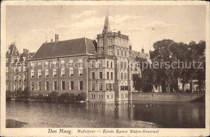Den Haag Hofvijver Eerste Kamer Staten Generaal