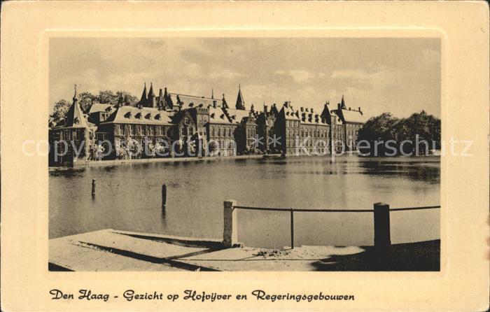 Den Haag Hofvijver en Regeringsgebouwen