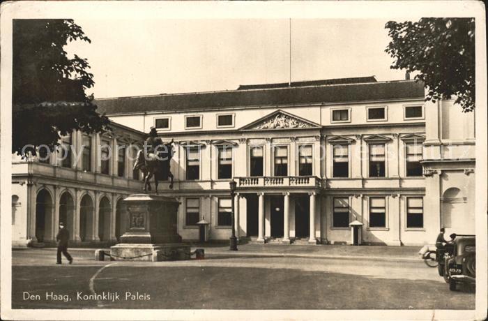 Den Haag Koninklijk Paleis Ruiterstandbeeld Denkmal