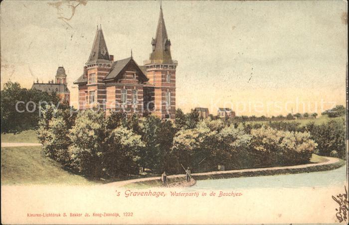 s-Gravenhage Waterpartij in de Boschjes