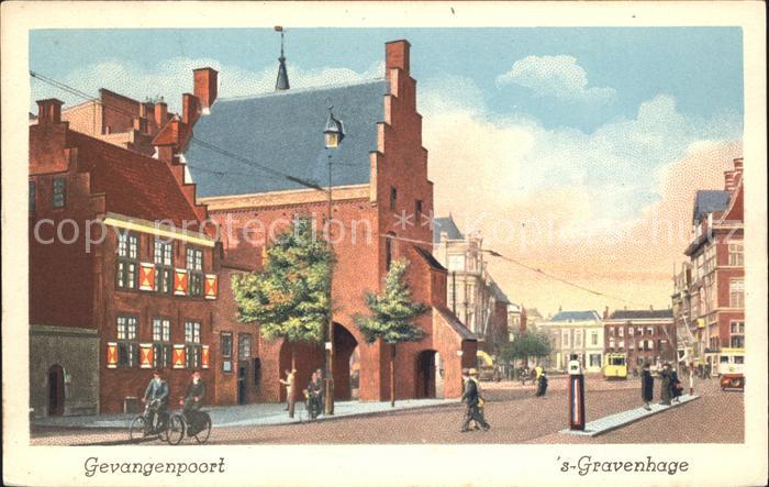 s-Gravenhage Gevangenpoort Kuenstlerkarte