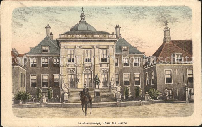 s-Gravenhage Huis ten Bosch Reiter Kuenstlerkarte