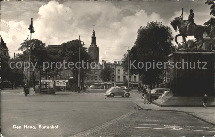Den Haag Buitenhof Standbeeld Willem II Denkmal