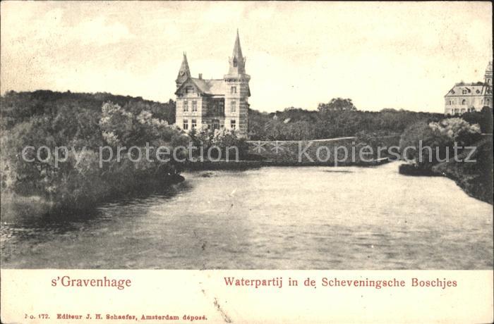 s-Gravenhage Waterpartij Scheveningsche Boschjes