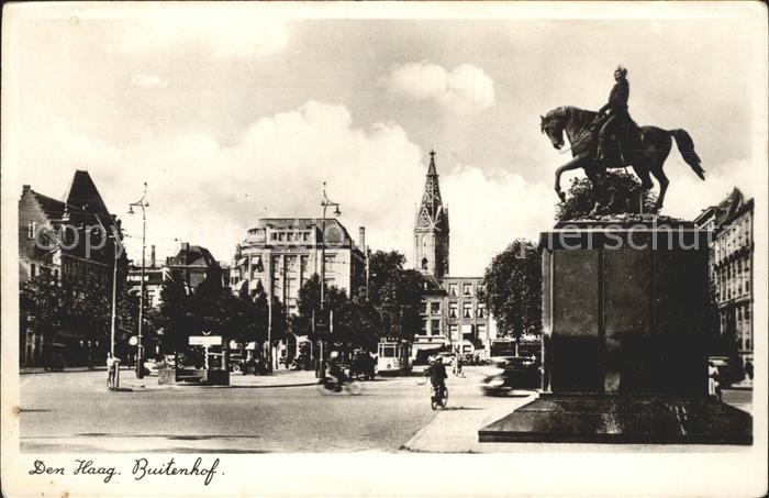 Den Haag Buitenhof Standbeeld Willem II Denkmal