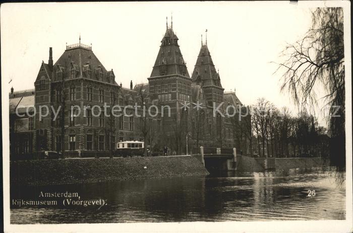 Amsterdam Niederlande Rijksmuseum Voorgevel