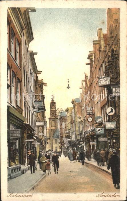 Amsterdam Niederlande Kalverstraat