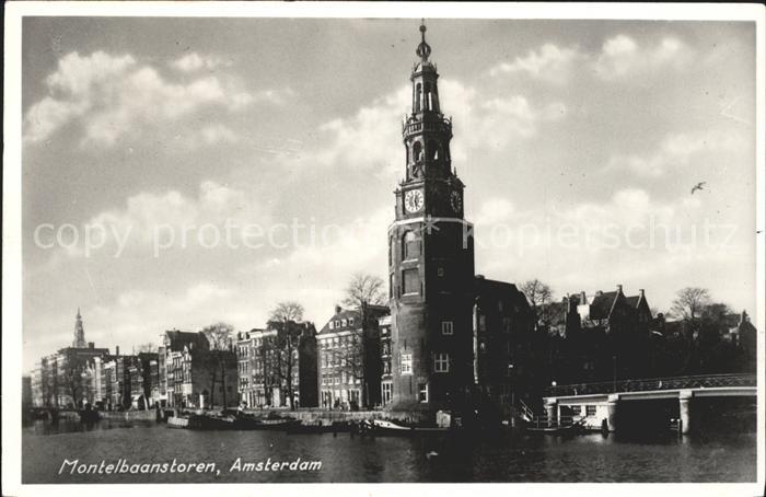 Amsterdam Niederlande Montelbaanstoren