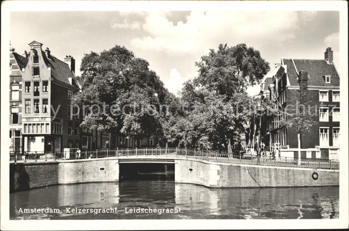 Amsterdam Niederlande Keizersgracht Leidschegracht