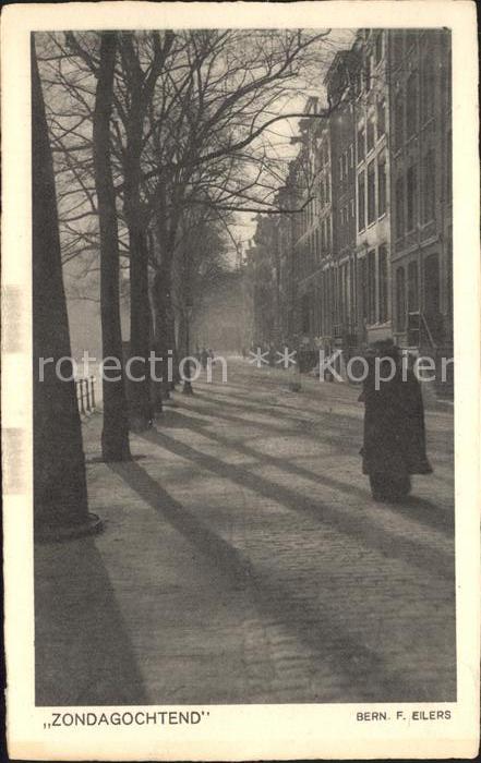 Amsterdam Niederlande Zondagochtend