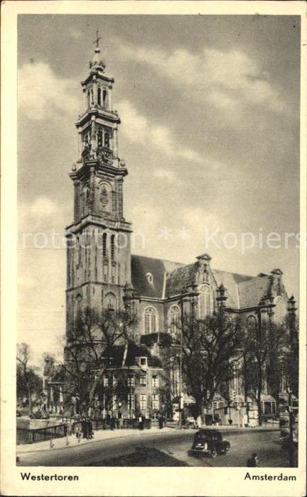 Amsterdam Niederlande Westertoren Kerk Kirche
