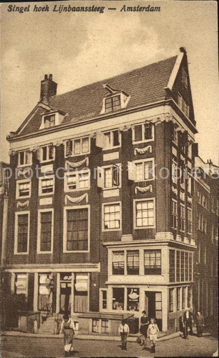 Amsterdam Niederlande Singel hoek Lijnbaanssteeg