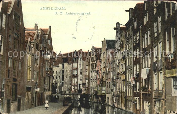 Amsterdam Niederlande O.Z. Achterburgwal Kanal