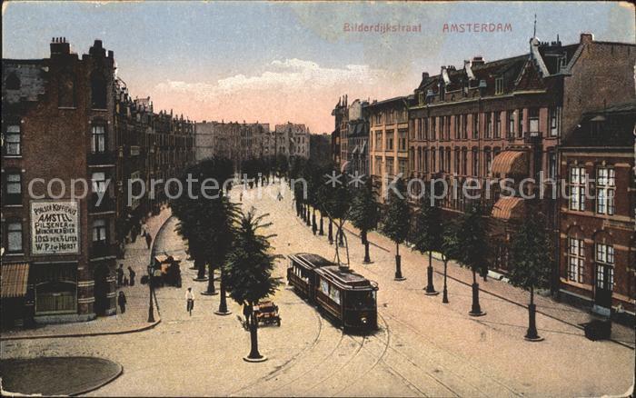Amsterdam Niederlande Bilderdijkstraat Strassenbahn