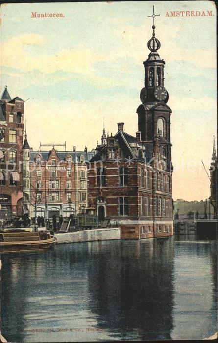 Amsterdam Niederlande Munttoren