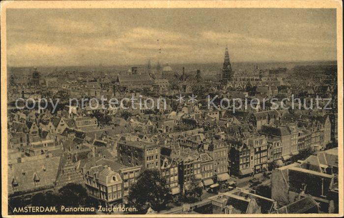 Amsterdam Niederlande Panorama Zuidertoren