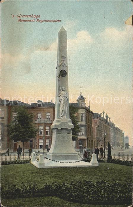s-Gravenhage Monument Koningin Moeder Regentesseplein