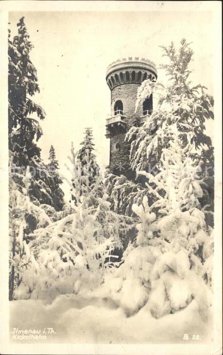Ilmenau Thueringen Kickelhahn Turm