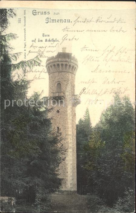 Ilmenau Thueringen Kickelhanh Aussichtsturm