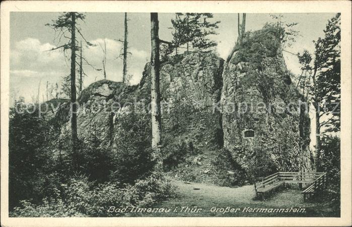 Ilmenau Thueringen Grosser Hermannstein