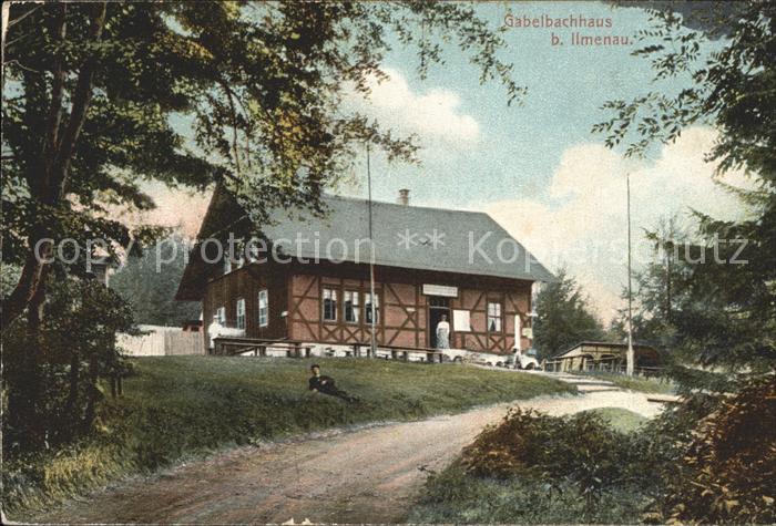 Ilmenau Thueringen Gabelbachhaus