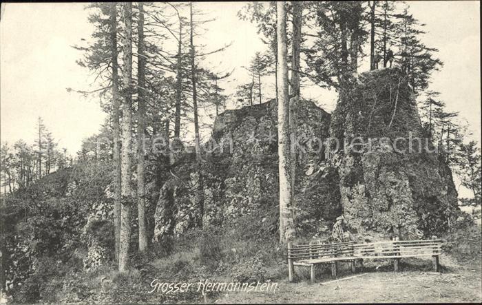 Ilmenau Thueringen Grosser Hermannstein