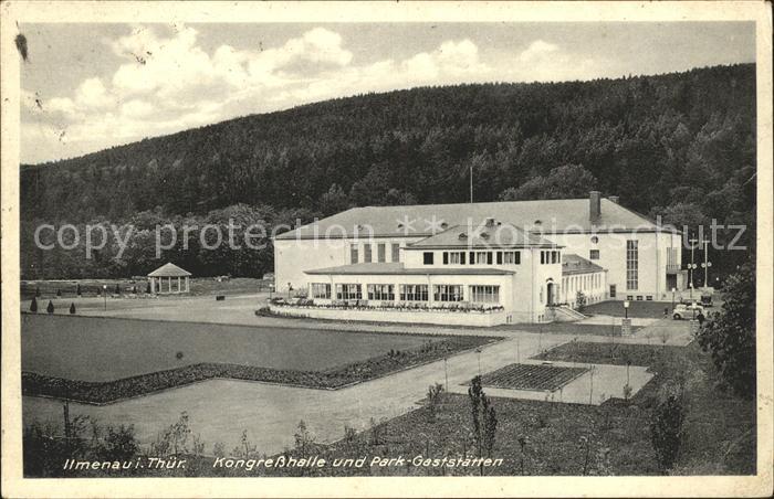 Ilmenau Thueringen Kongresshalle udn Park-Gaststaette
