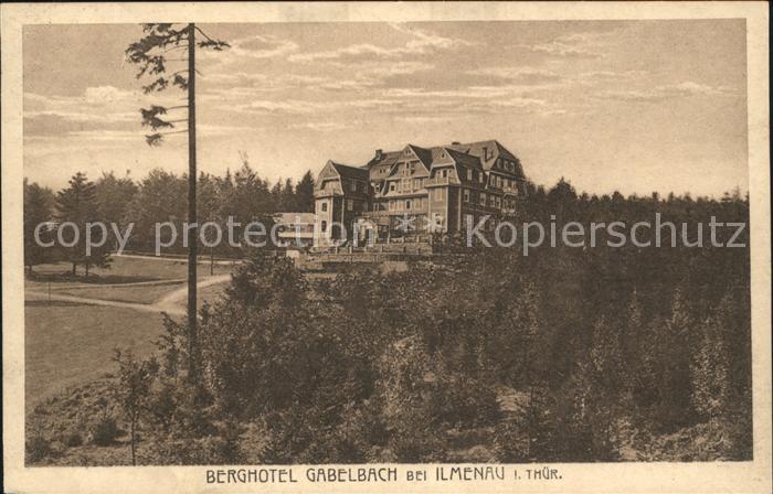 Ilmenau Thueringen Berghotel Gabelbach