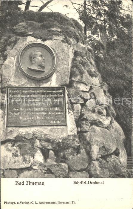 Ilmenau Thueringen Scheffeldenkmal