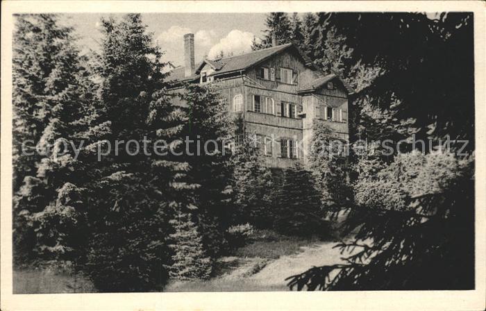 Ilmenau Thueringen Schoeffenhaus neben Schwalbenstein Goethe 1779