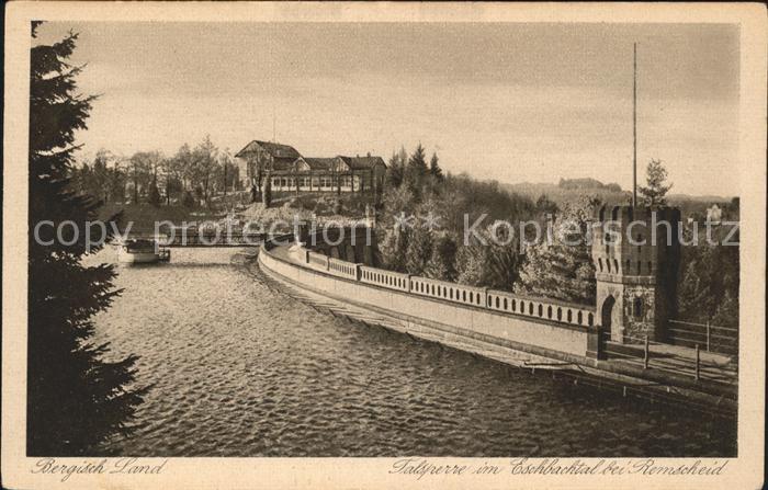 Remscheid Talsperre im Eschbachtal