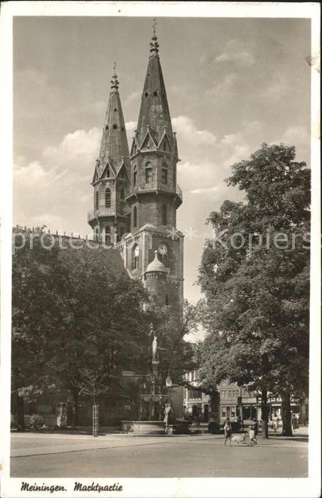 Meiningen Thueringen Marktpartie